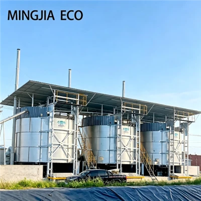 Enclosed Deodorizing Aerobic Chicken Manure Processor