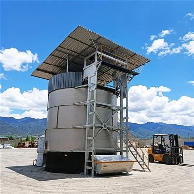 Fermentation Tank Rau Manure Waste Management Tsiaj Tsiaj Manure Rau Organic Fertilizer Automatic Composting Equipment